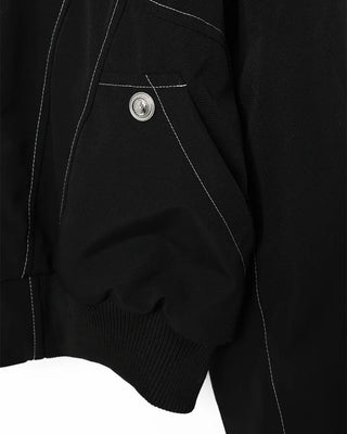 Raccoon fur hooded jacket