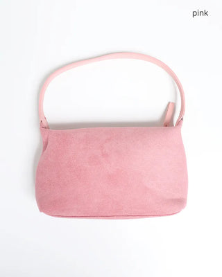 Suede Square One-Shoulder Mini Bag
