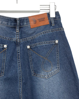 Stud Line Denim Pants