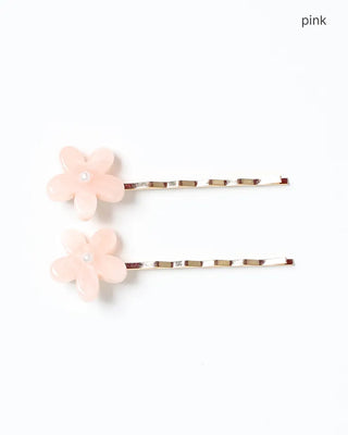Pearl flower bobby pin