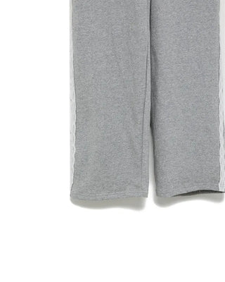 Lace-line sweatpants