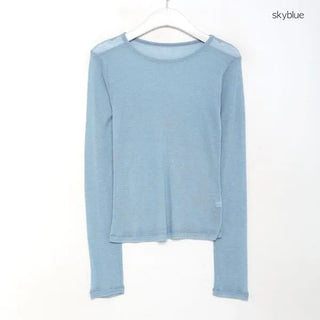 Basic Tencel Long T-Shirt