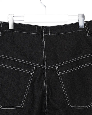 Raw denim Bermuda shorts
