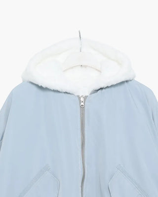 Reversible fur jacket