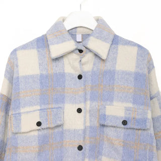 Oversized Check Shirt Jacket