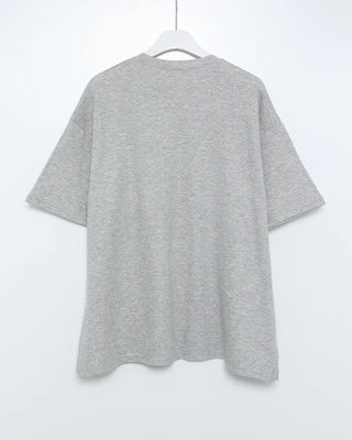 Girl print oversized short-sleeved t-shirt