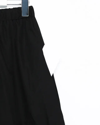 Frilled midi skirt