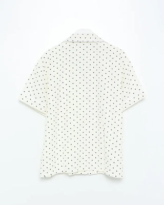 Polka Dot Half-Sleeve Shirt & Shorts Pajama Set