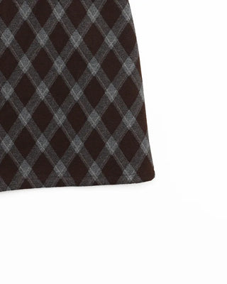 Checkered mini skirt