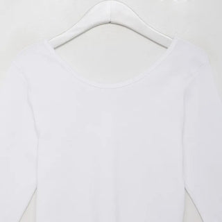 Back U-neck 5/8 length cut and sew