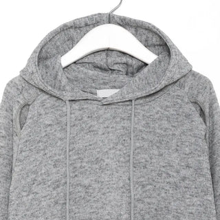 Slit Hooded T-shirt