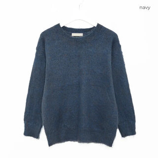 Melange Round Neck Knit