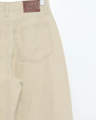 Wide cotton pants