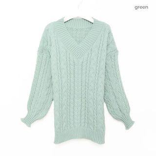 Cable Balloon Fit Knit