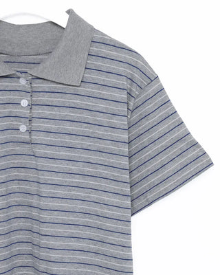 Striped polo shirt