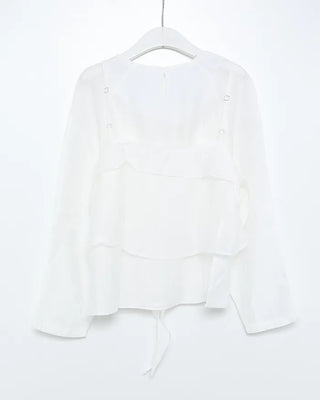 Frill Bistier Blouse Set