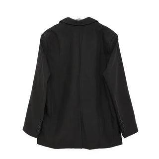 One-button oversized jacket