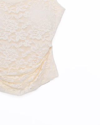 Camisole with lace pads