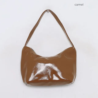 Enamel Shoulder Tote Bag