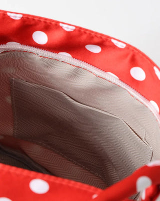 Polka dot shoulder bag