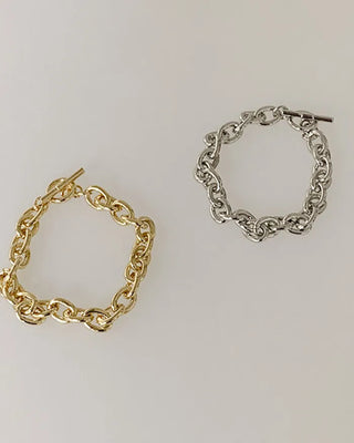 angle buckle chain bracelet