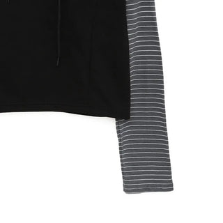 Border Layered Hoodie