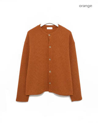 Colored Round Cardigan