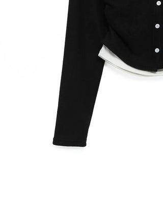 Long-sleeved layered cardigan