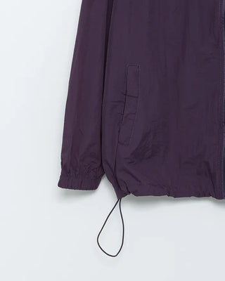 Zip-up hooded windbreaker