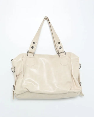 Zip Detail Motor Boston Bag