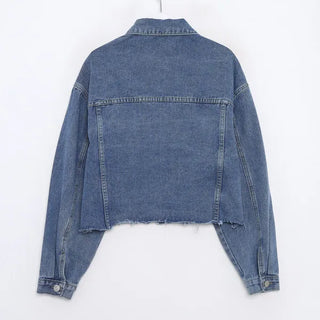 Cropped denim jacket