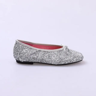 Sequin flat shoes