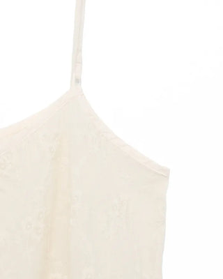 Flower Point Cotton Camisole Top