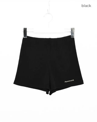 Charm Point Ribbed Shorts