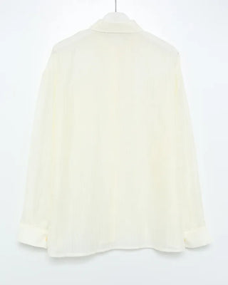 Pinstripe Loose Sheer Shirt