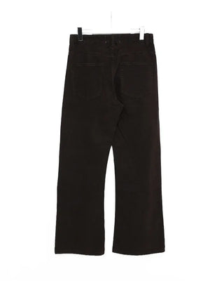 Cotton straight pants