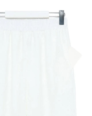 Flower Diamond Punching Easy Pants
