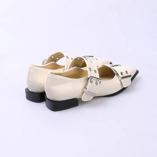 Studded buckle Mary Jane