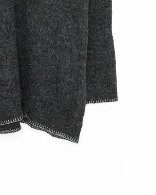 Henley neck stitch knit