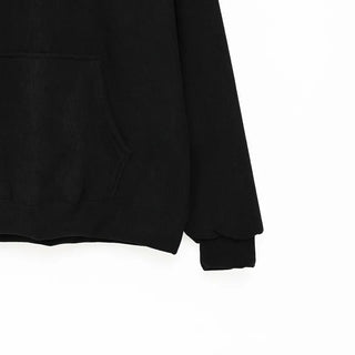Brushed oversized corduroy hoodie