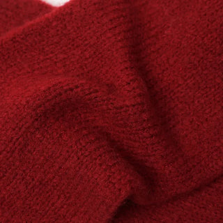 Wool spun scarf