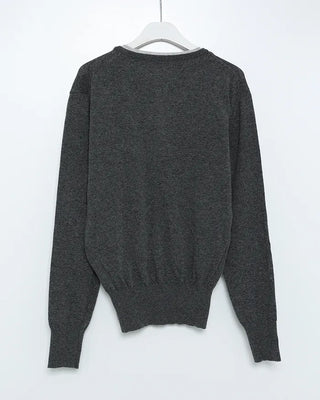 V-neck simple layered knit