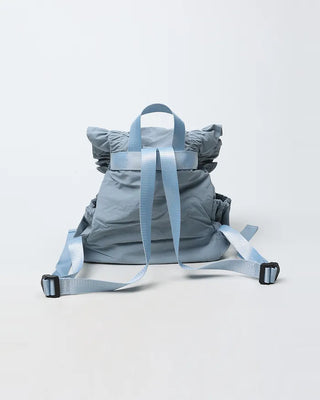 Shirring flap backpack
