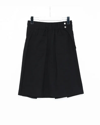 Pleated midi skirt