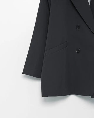 Double-breasted half jacket