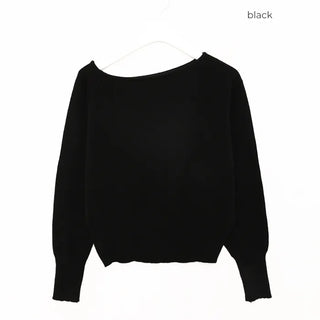 Asymmetrical Off-Shoulder Knit