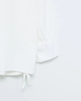 Oversized drawstring shirt