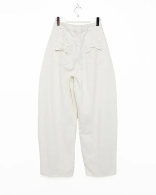 Ribbon back pocket balloon pants