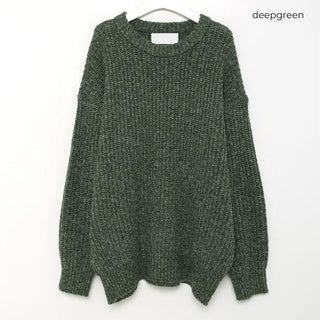 Melange Basic Round Knit