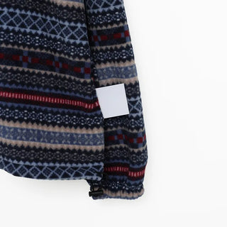 (Unisex) Ethnic Pattern Fleece Hoodie